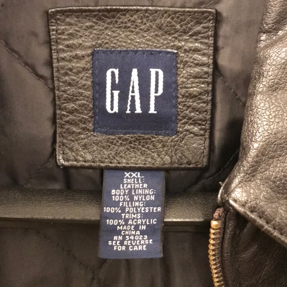Gap Leather Jacket - image 4